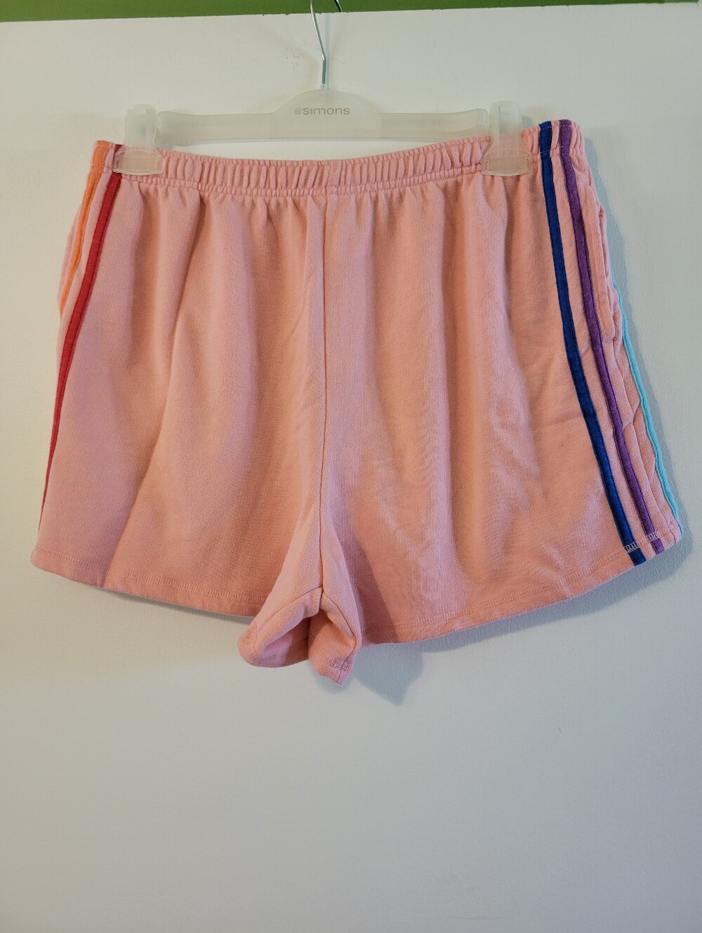 Pink Sweater Shorts